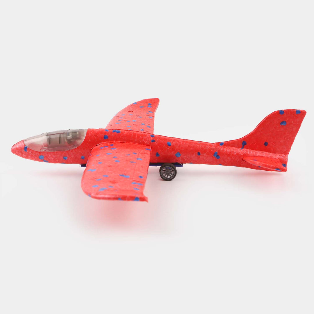Ejection Aircraft Launcher Foam Plane- Red