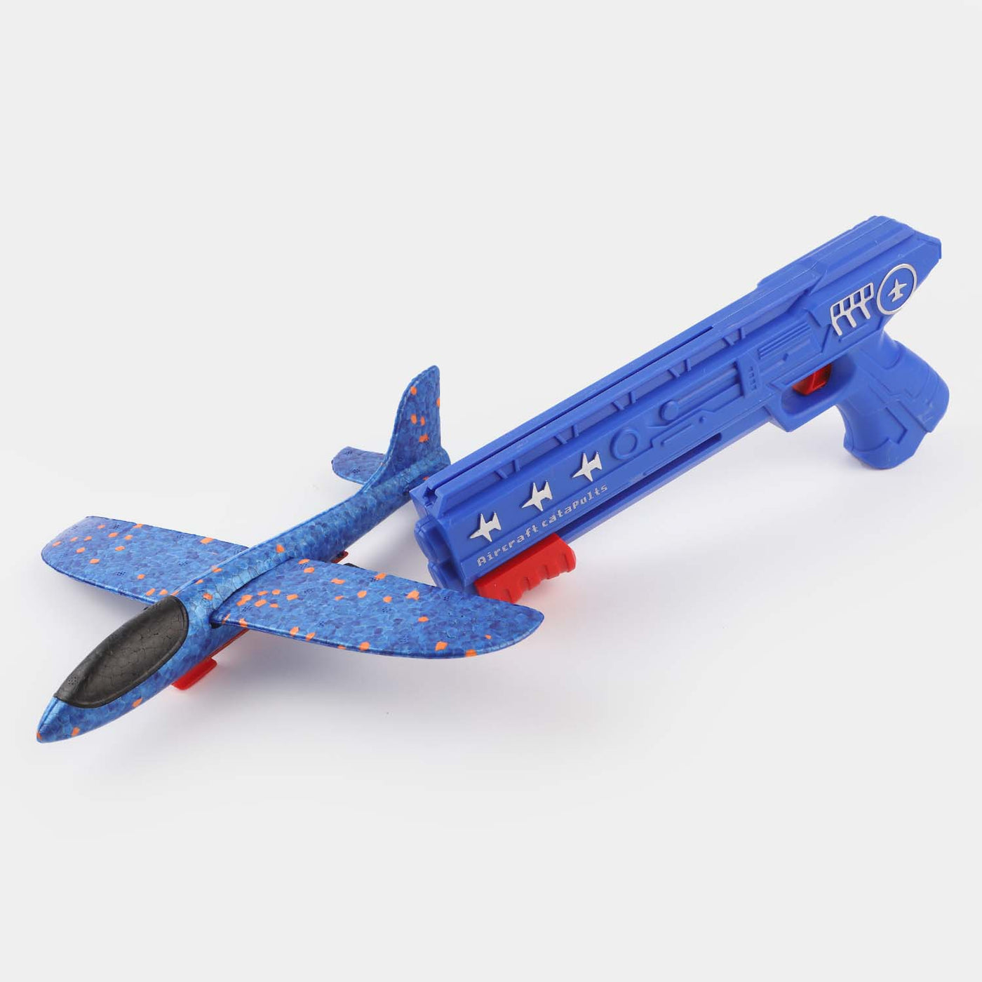 Glider Plane Foam Launcher Toy - Blue