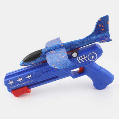 Glider Plane Foam Launcher Toy - Blue