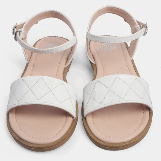 Girls Sandal 456-56-White