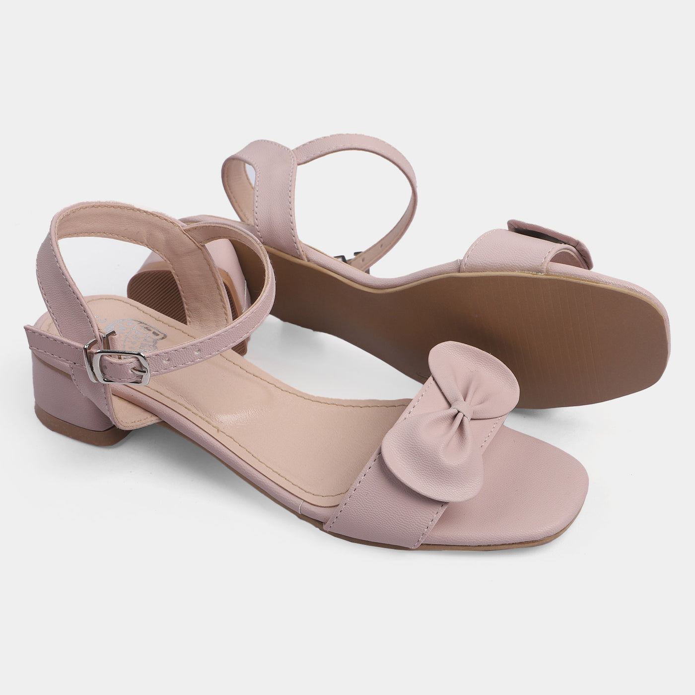 Girls Sandal Heels 456-52-Peach