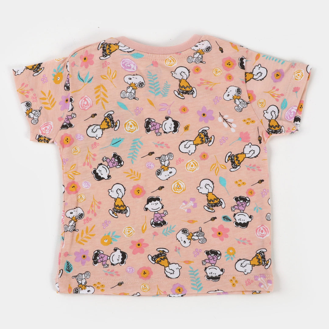 Infant Girls T-Shirt Character Printed - Scallop