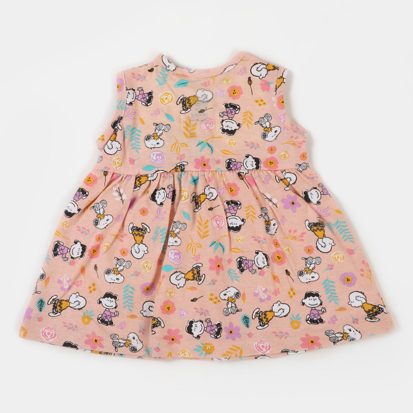 Infant Girls Knitted Frock Printed - Scallop Shell