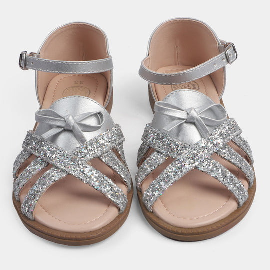 Girls Sandal 456-55-SILVER