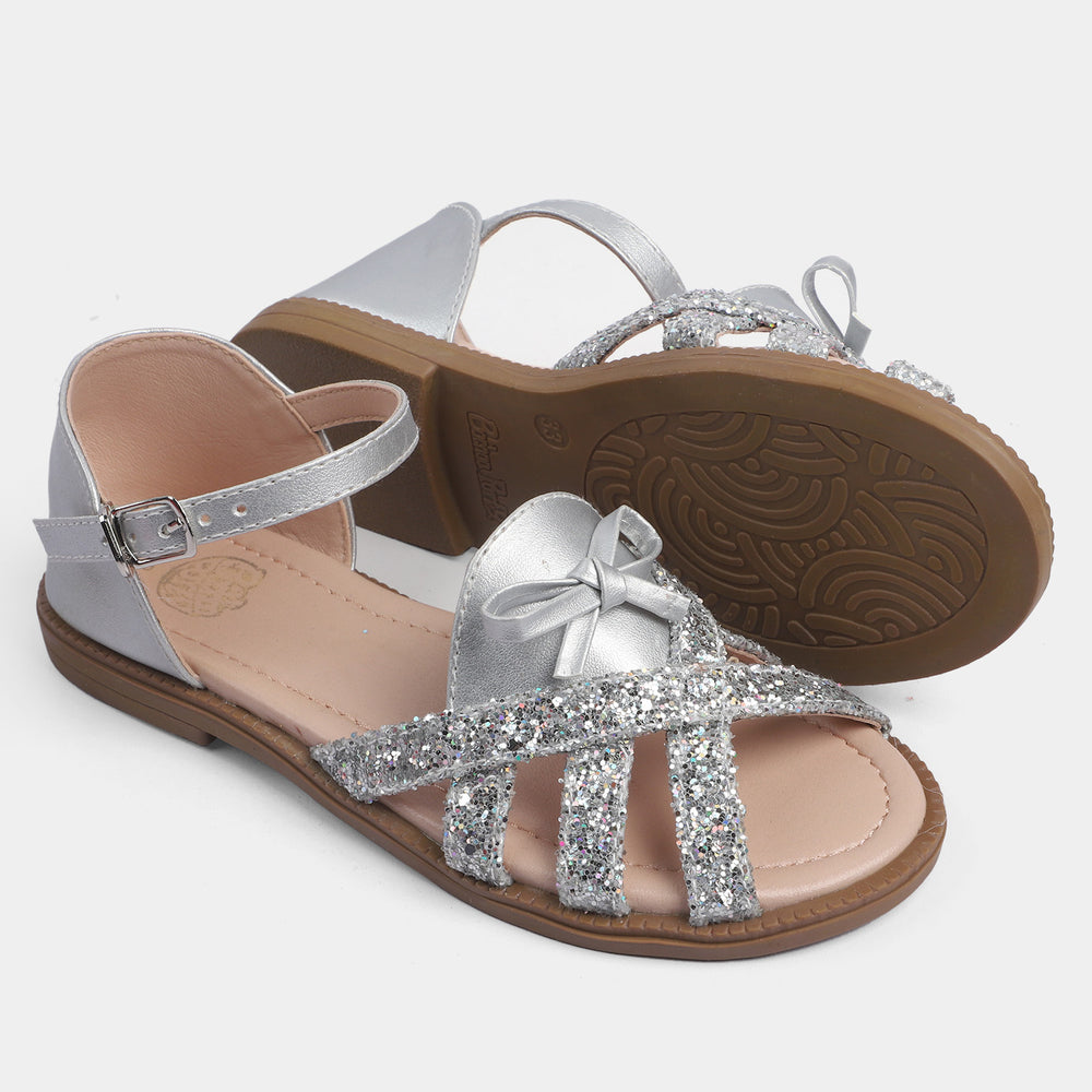 Girls Sandal 456-55-SILVER