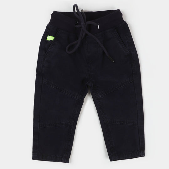 Infant Boys Cotton Pant Neon Tape - Blue