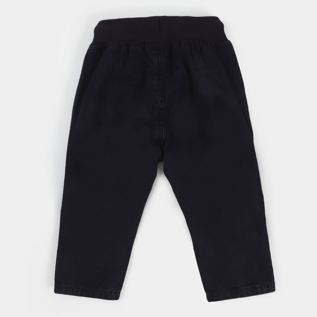 Infant Boys Cotton Pant Neon Tape - Blue