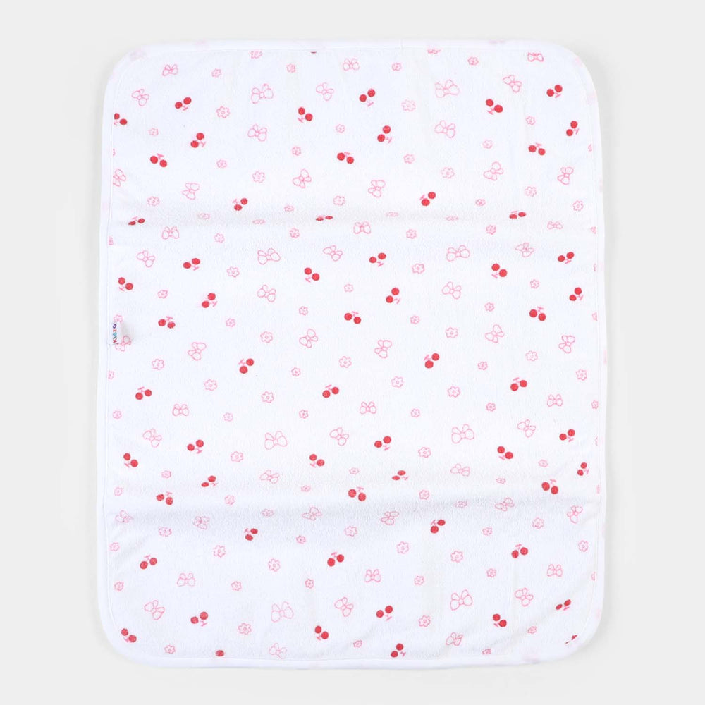 Baby Changing Sheet Terry 45*60 | Cherry Pink