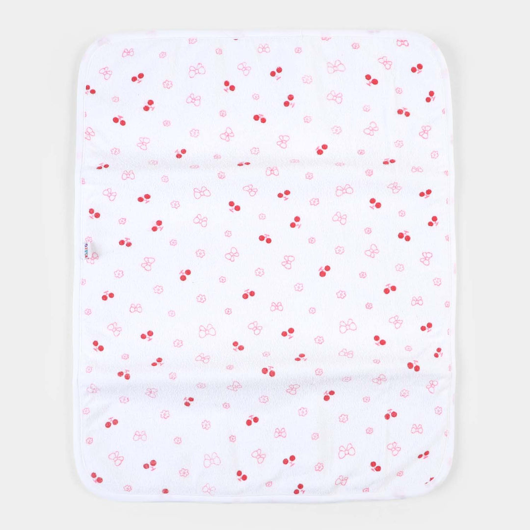 Baby Changing Sheet Terry 45*60 | Cherry Pink