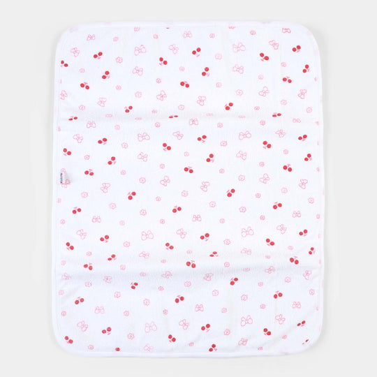 Baby Changing Sheet Terry 45*60 | Cherry Pink