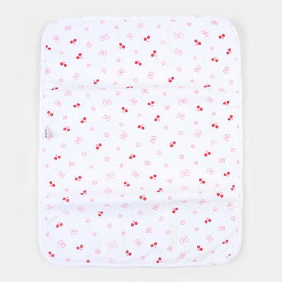 Baby Changing Sheet Terry 45*60 | Cherry Pink