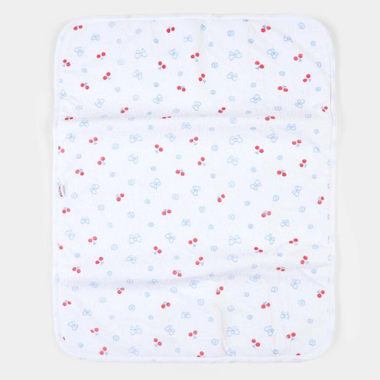 Baby Changing Sheet Terry 45*60 | Cherry Blue