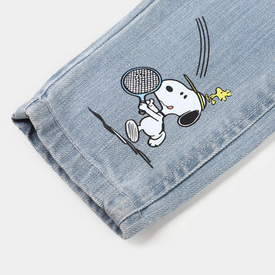 Girls Denim Over All Game - Ice Blue