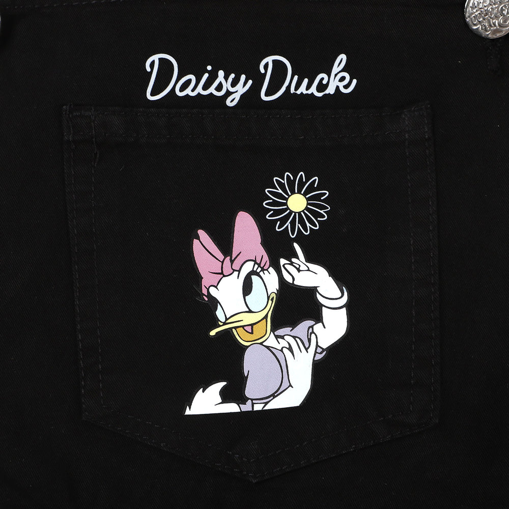 Girls Cotton Over All Duck - BLACK