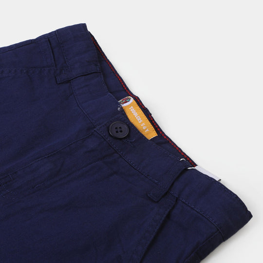 Boys Short Cotton Basic | Navy Blue