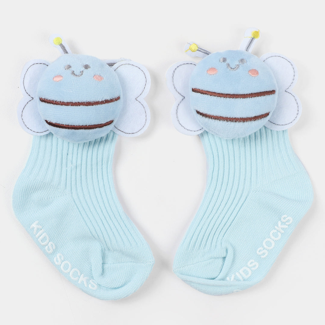 Infant Cap With Pair Socks Set | 3M+