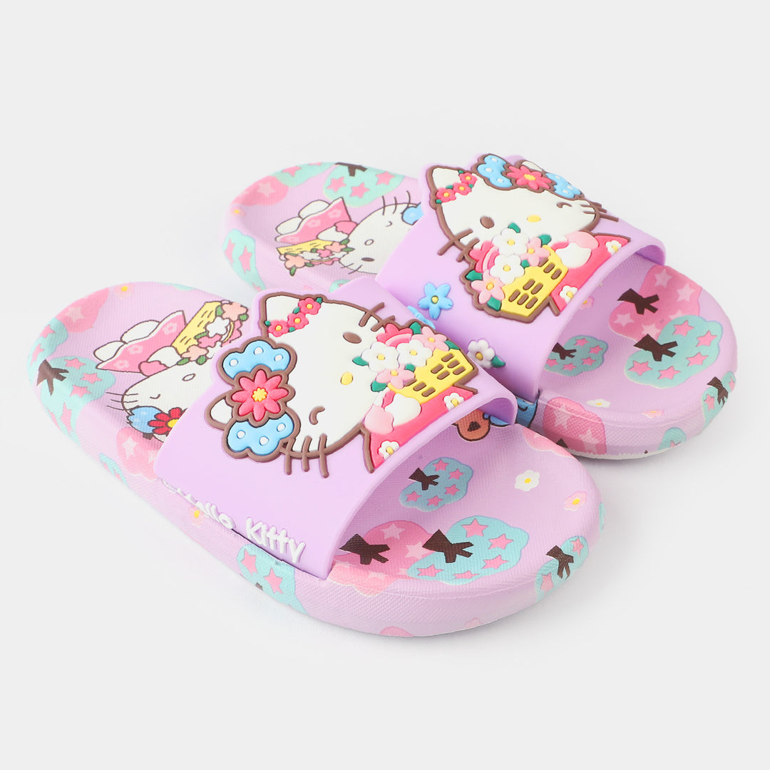 CHARACTER GIRLS SLIPPERS -PURPLE