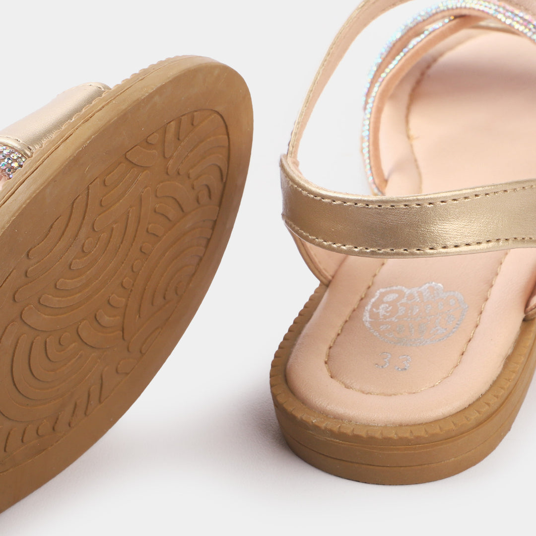 Girls Sandal 456-60-Golden