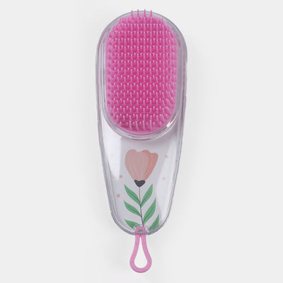 Transparent Glitter Hair Brush For Girls