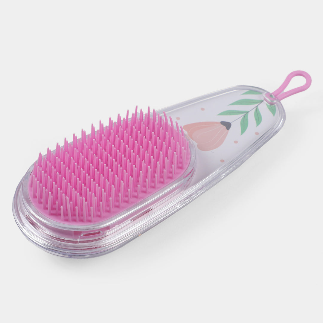 Transparent Glitter Hair Brush For Girls