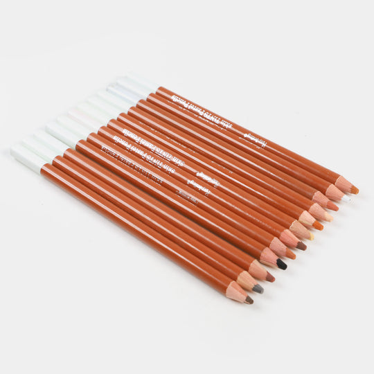 Skin Tint Pastel Pencils | 12PCs