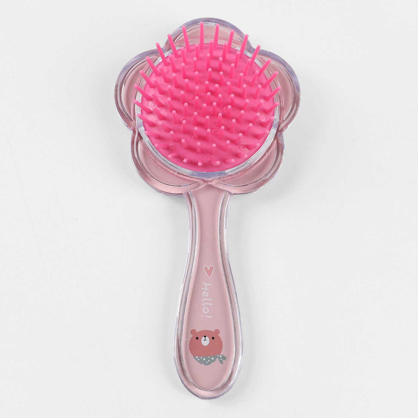 Transparent Glitter Hair Brush For Girls