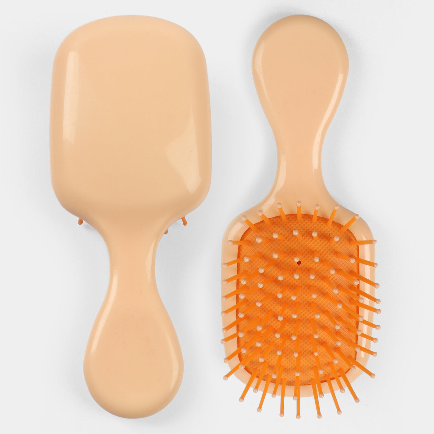 Elegant Style Hair Brush - Beige/Orange