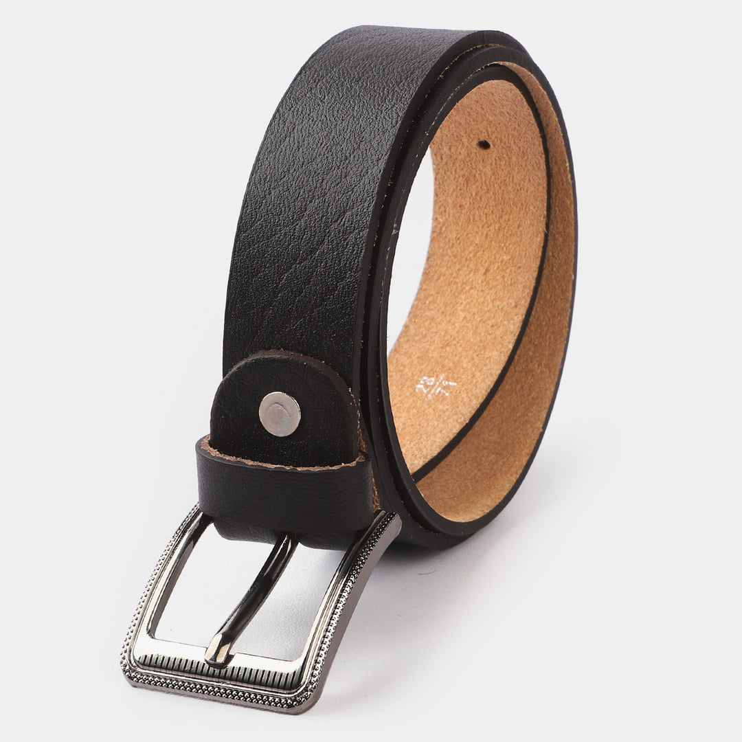 Kids Belt Plain Dark Brown