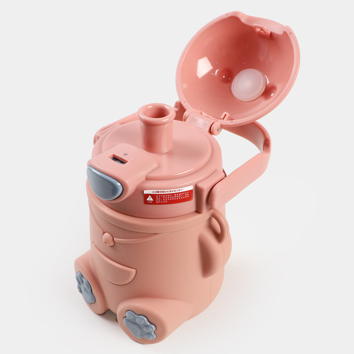 Steel Water Bottle Robot With Silicone Pouch