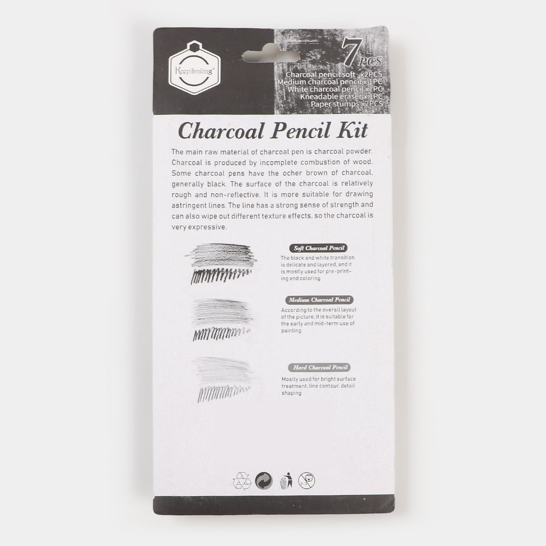 Charcoal Pencil Kit For Kids