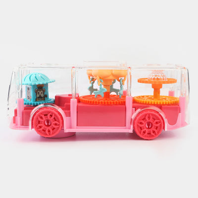 Electric Gear Bus With Light & Music For Kids