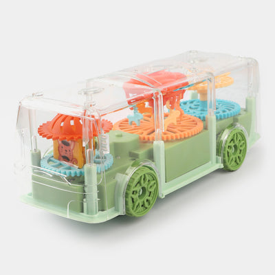 Electric Gear Bus With Light & Music For Kids