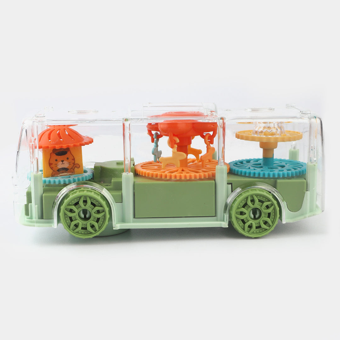 Electric Gear Bus With Light & Music For Kids