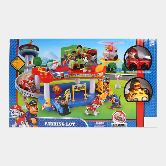 Character Parking Lot Play Set For Kids