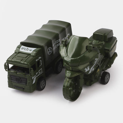 Military 4PCs Vehicle Toy For Kids