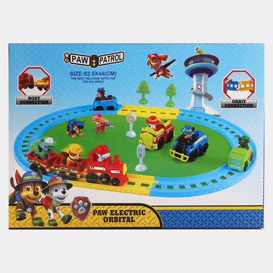 Cartoon Character Train Toy Play Set