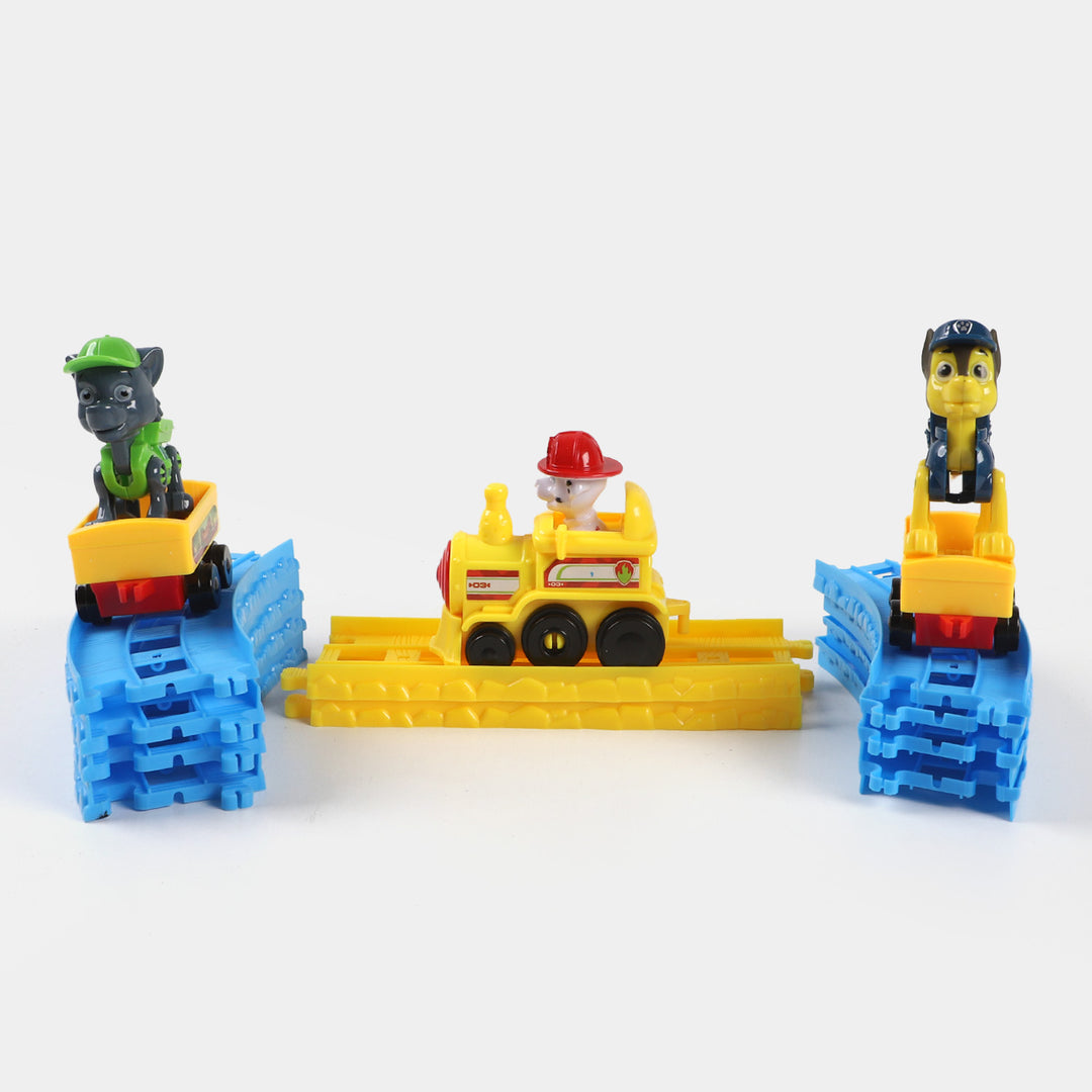 Cartoon Character Train Toy Play Set