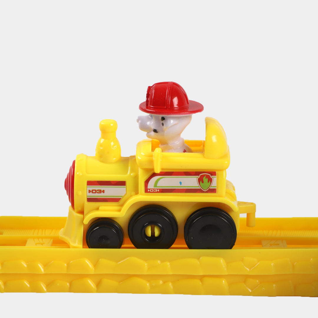 Cartoon Character Train Toy Play Set