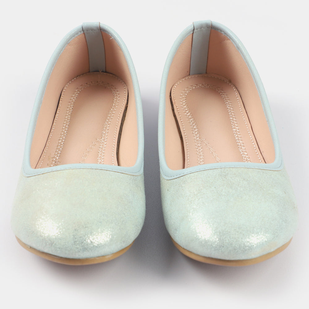 Girls Pumps 203-46-Sea Green