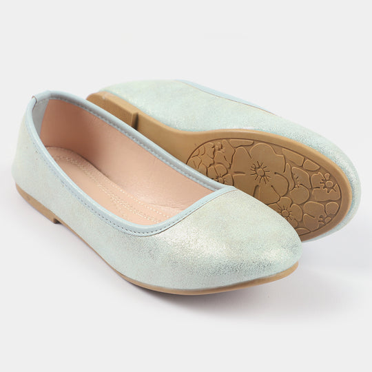Girls Pumps 203-46-Sea Green