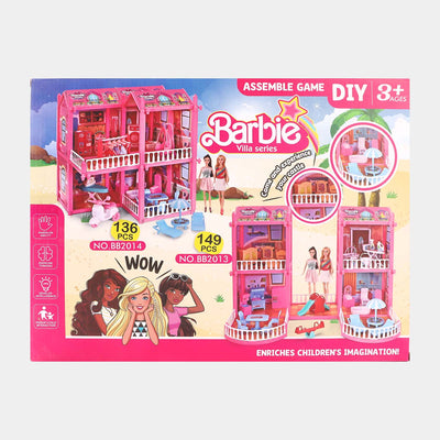 Kids Diy Lovey Assemble Doll Set Toy | 136PCs