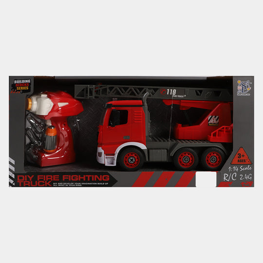 Remote Control Firefighter Truck For Kids