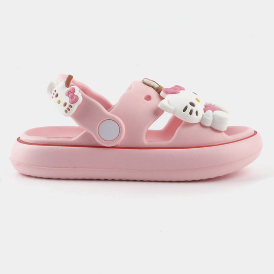 Girls Clogs 168-1-Pink