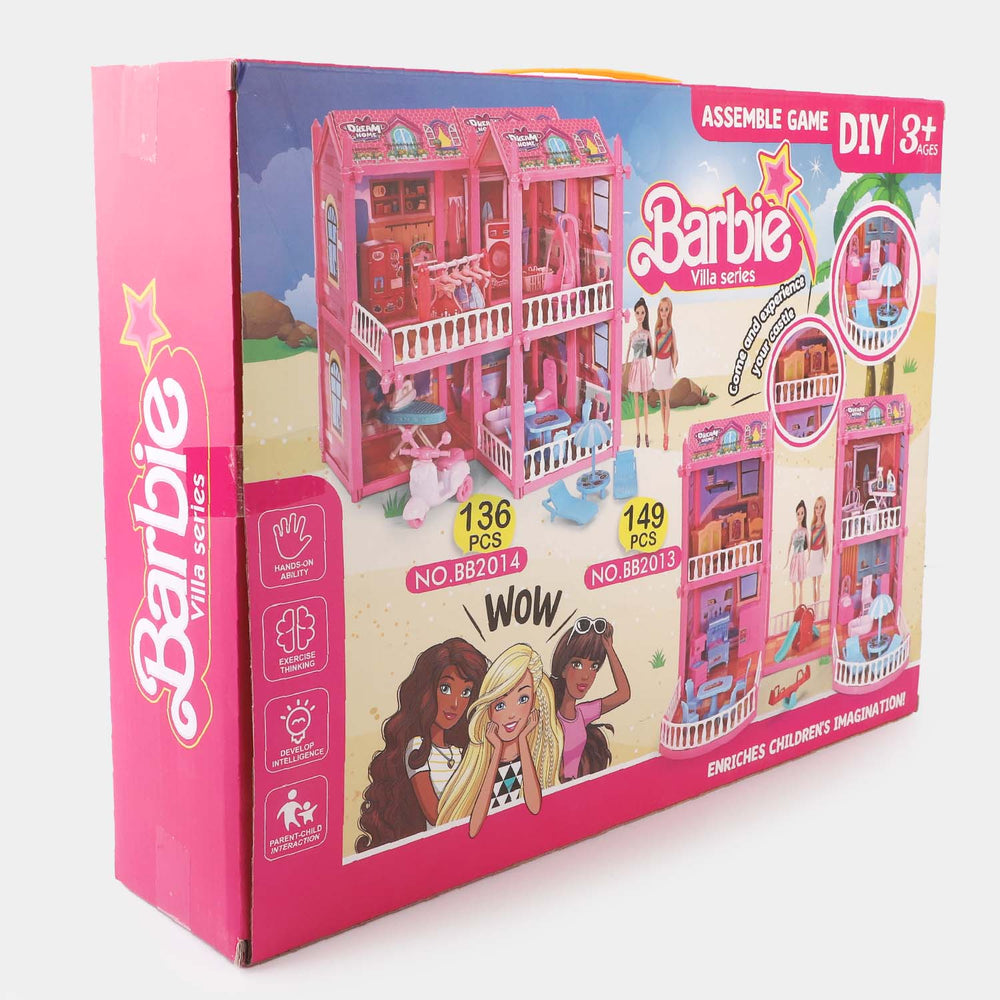 Kids Diy Lovey Assemble Doll Set Toy | 136PCs