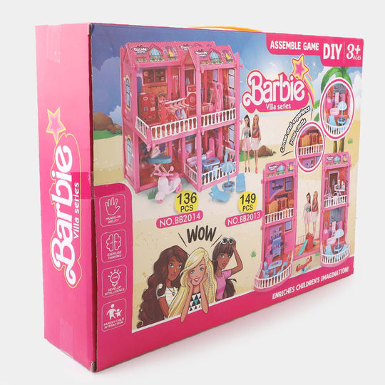Kids Diy Lovey Assemble Doll Set Toy | 136PCs