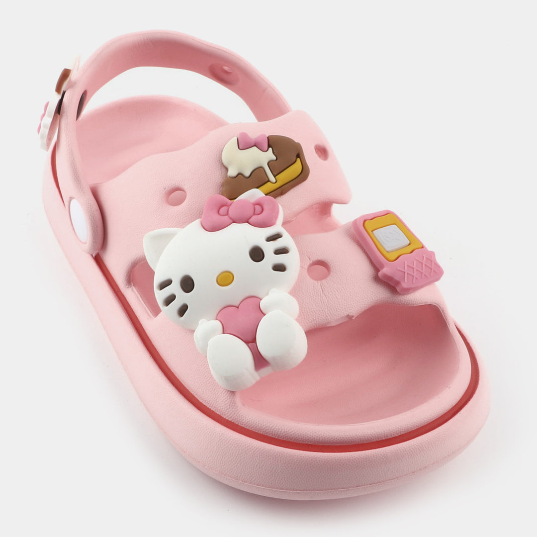 Girls Clogs 168-1-Pink