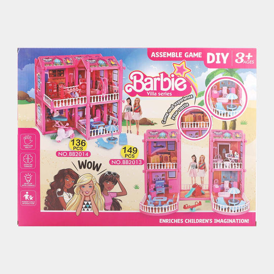 Kids Diy Lovey Assemble Doll Set Toy | 136PCs