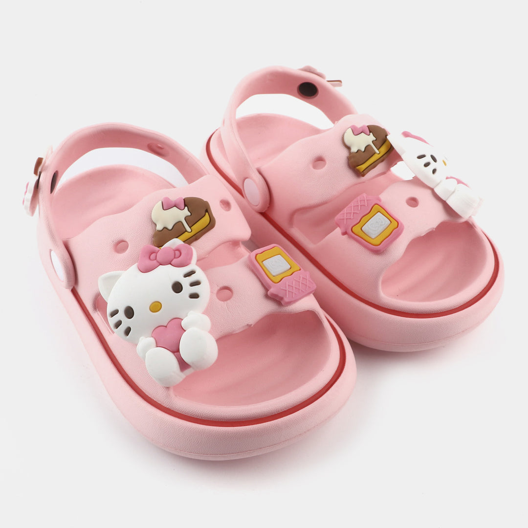 Girls Clogs 168-1-Pink