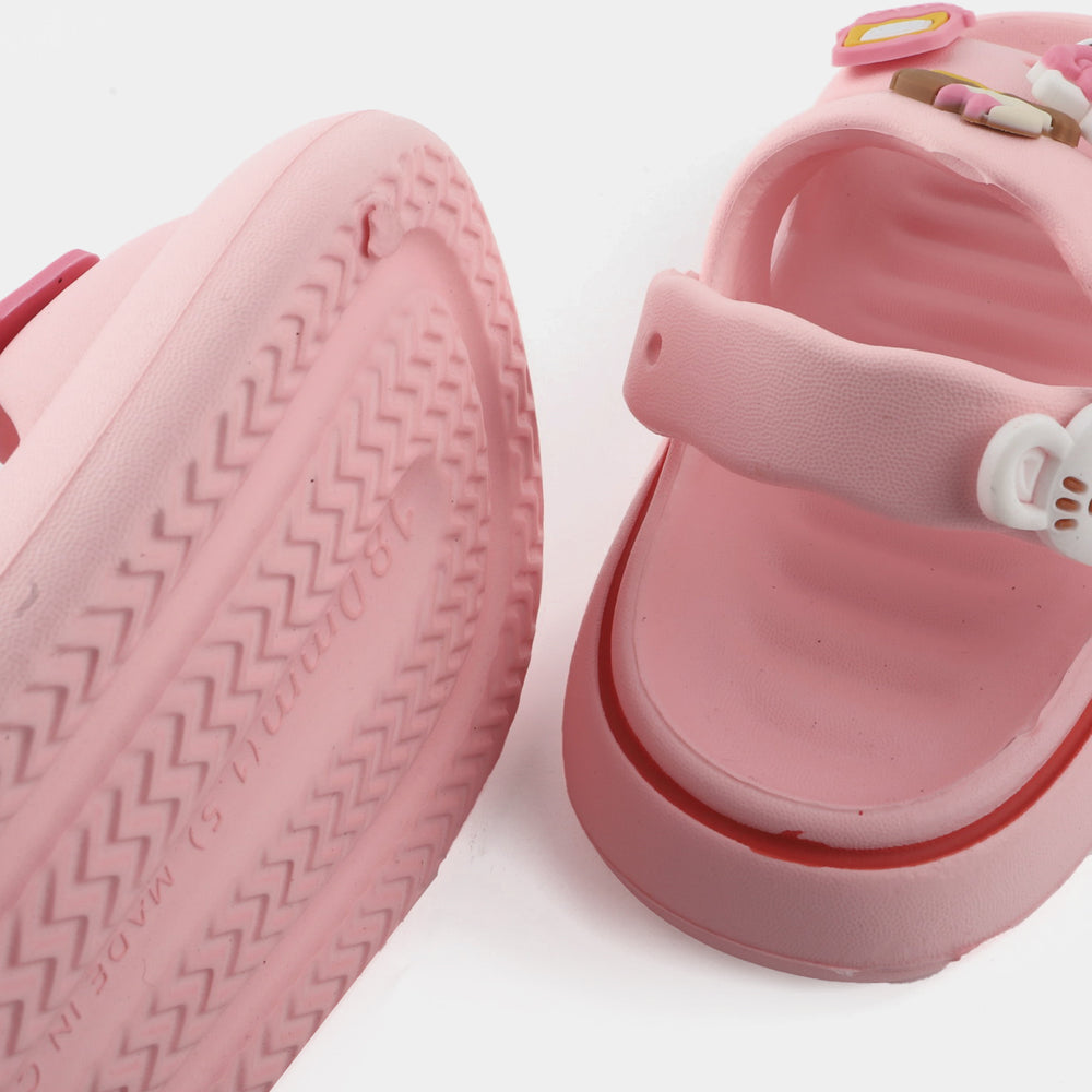 Girls Clogs 168-1-Pink