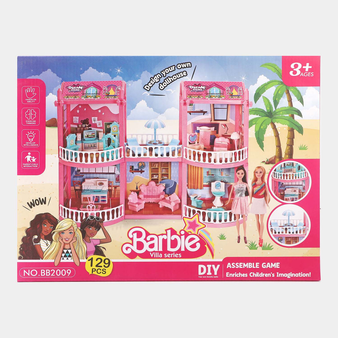 Kids Diy Lovey Assemble Doll Set Toy | 137PCs